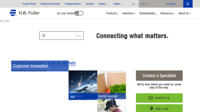 H.B. Fuller: Connecting what matters