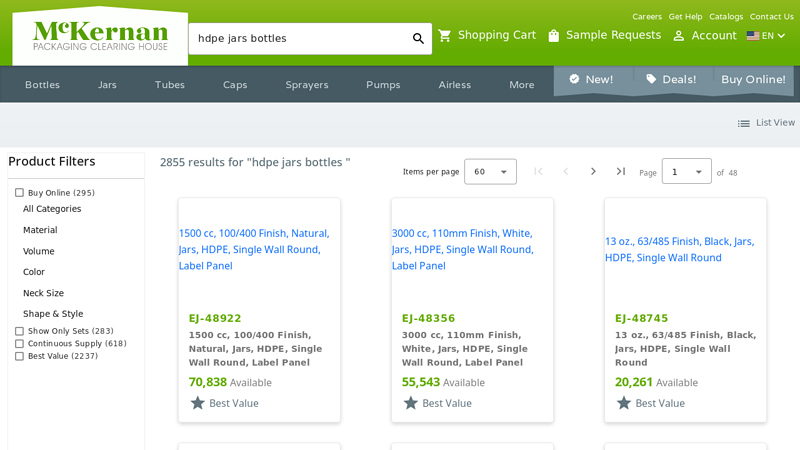 hdpe jars bottles