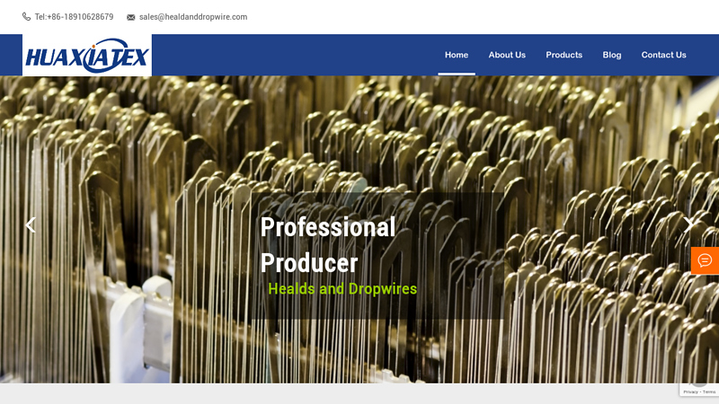 Heald wire,drop wire,ribbon heddle etc