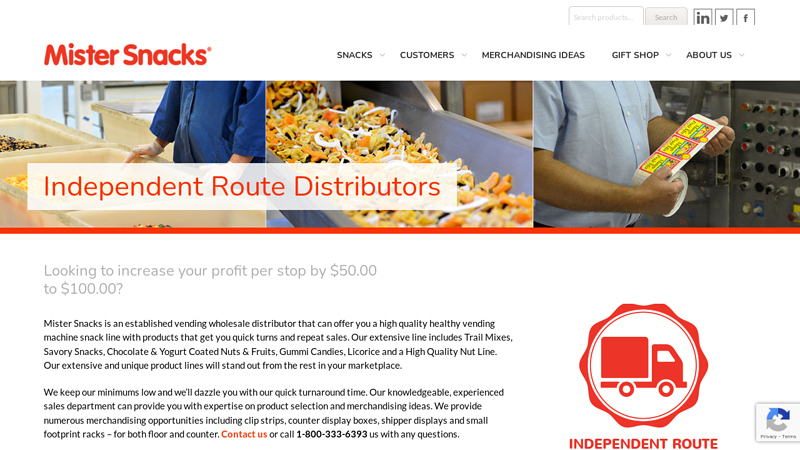 Healthy Vending Machine Snack Distributor