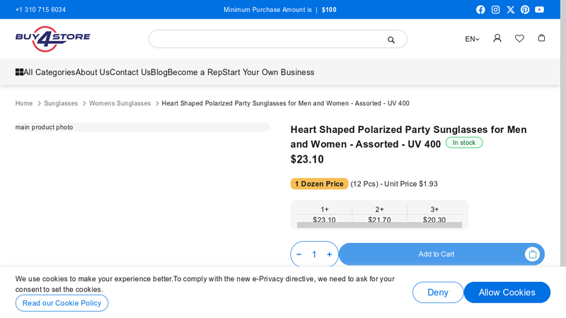 Heart Shaped Polarized Party Sunglasses for Men and Women