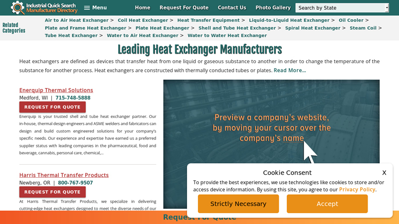 Heat Exchanger Manufacturers