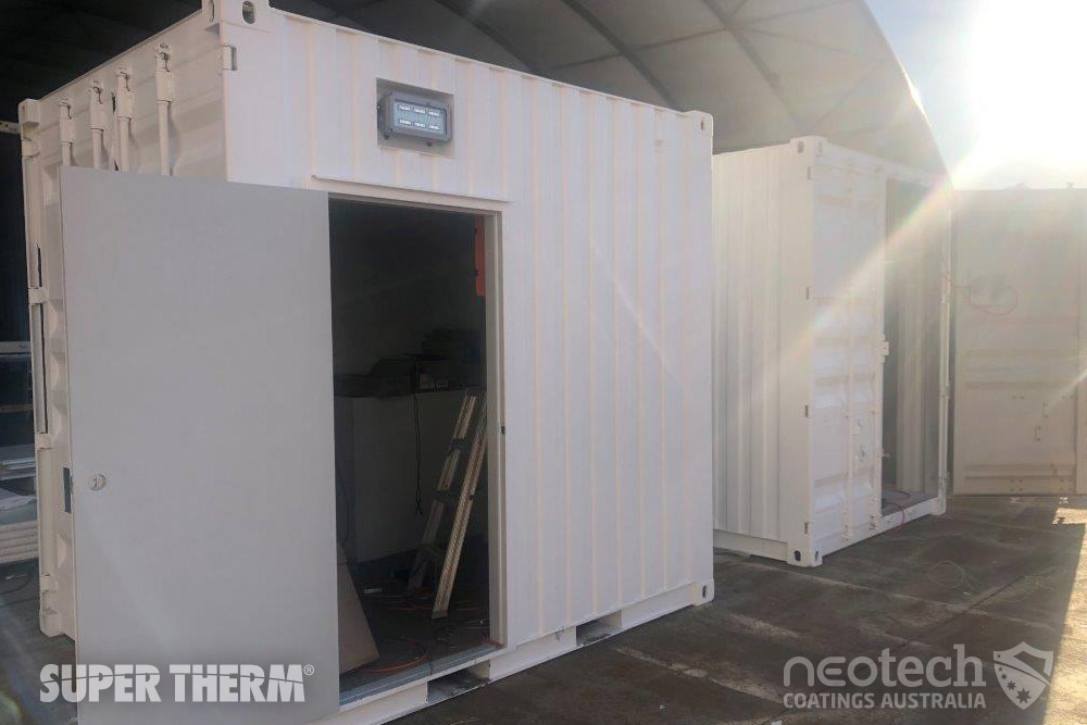 Heat Protection for Shipping Containers