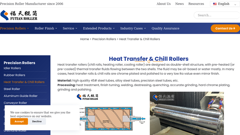 Heat Transfer & Chill Rollers