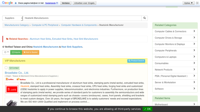 Heatsink Manufacturers