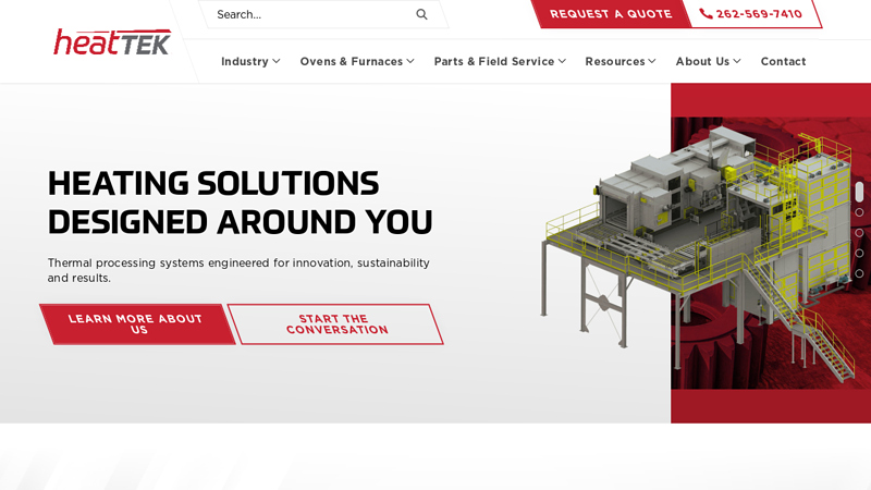 HeatTek: Industrial Oven Manufacturer