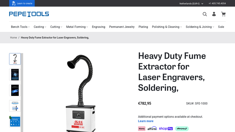 Heavy Duty Fume Extractor for Laser Engravers, Soldering,
