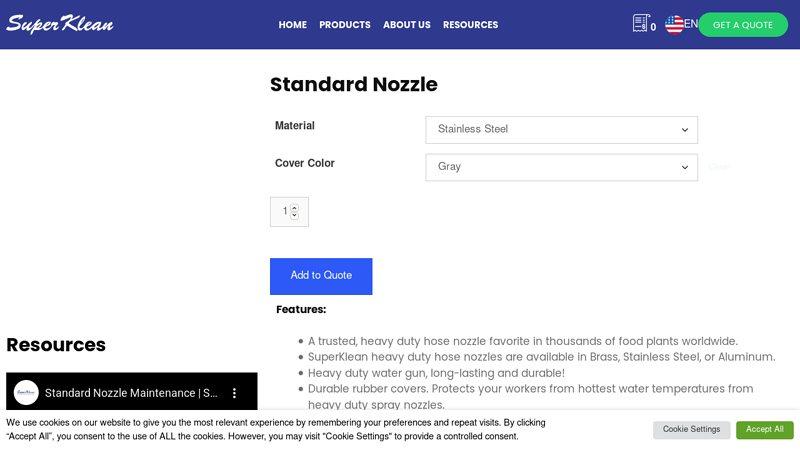 Heavy Duty Hose Nozzle
