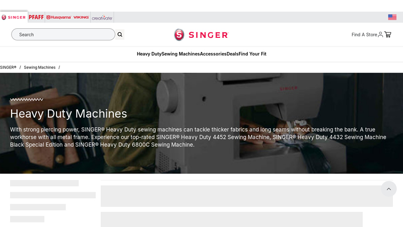 Heavy Duty Sewing Machines