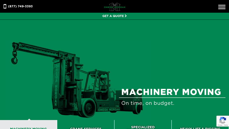 Heavy Equipment & Machinery Moving Services