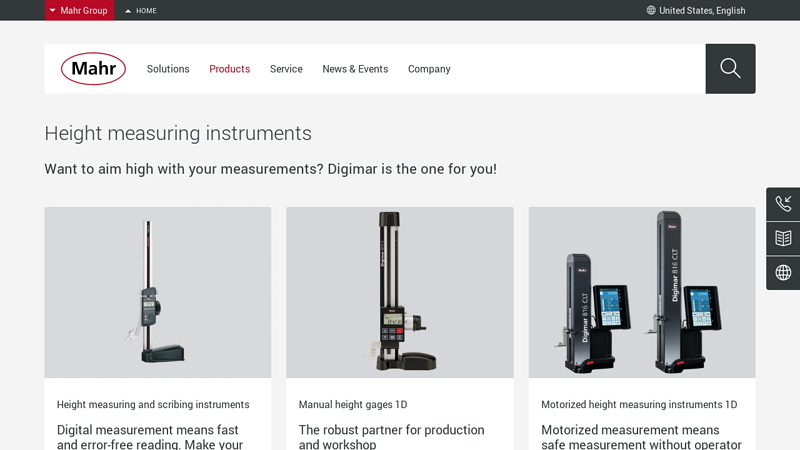 Height measuring instruments