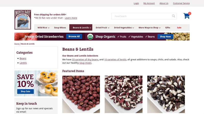 Heirloom Beans & Lentils at NorthBayTrading.com