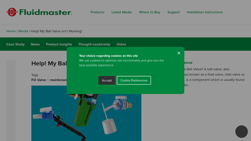 Help! My Ball Valve isn't Working!