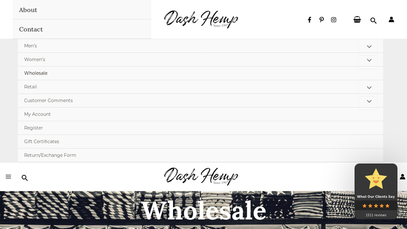 Hemp Clothing Wholesale Suppliers