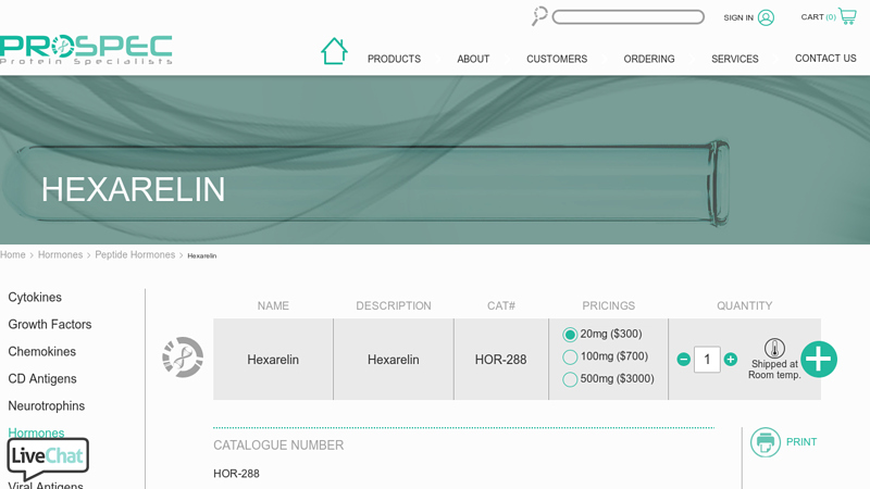Hexarelin Human Hormone