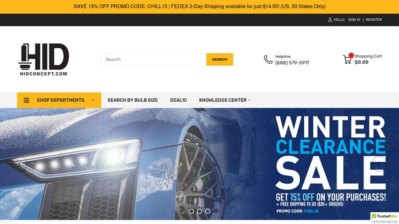 HID CONCEPT Top Name Brands in Auto Lighting