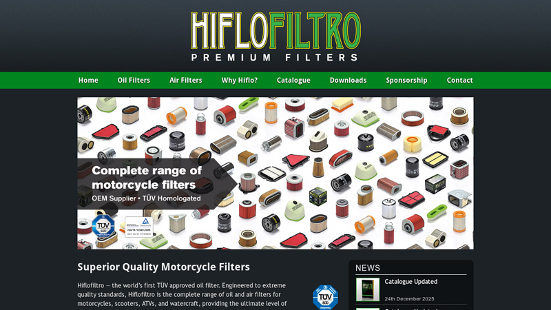 Hiflofiltro Premium Filters