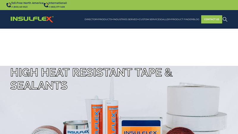 High Heat Resistant Tape & Sealants