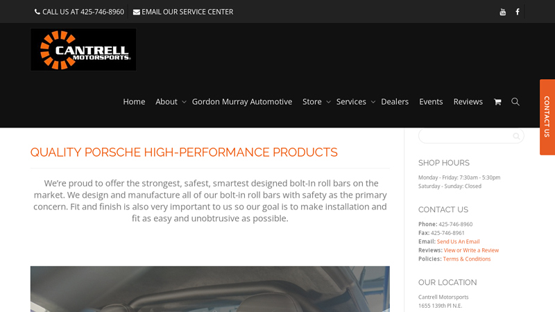 high-performance Bolt-In Roll Bars