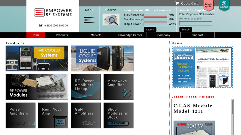 High Power RF Amplifier