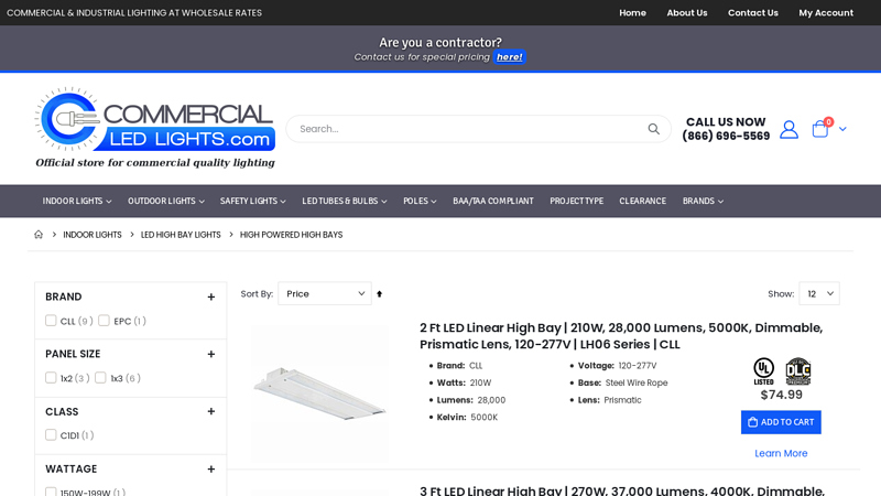 High Powered High Bays