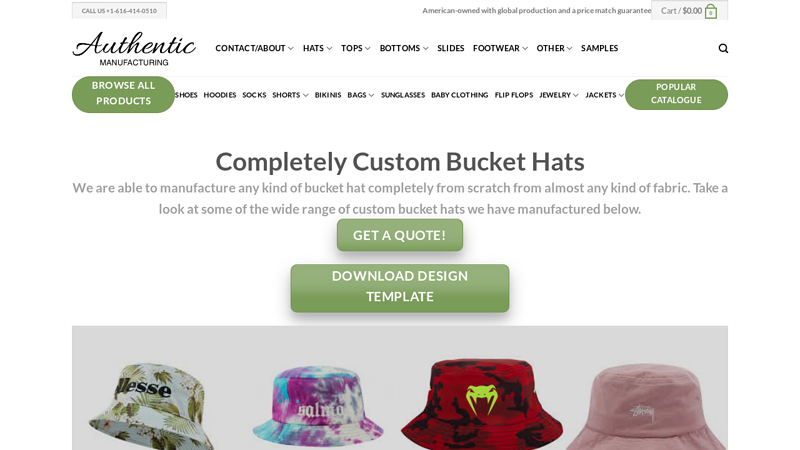 High Quality Custom Bucket Hats