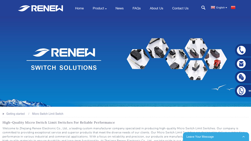 High Quality Micro Switch Limit Switch Manufacturers and ...