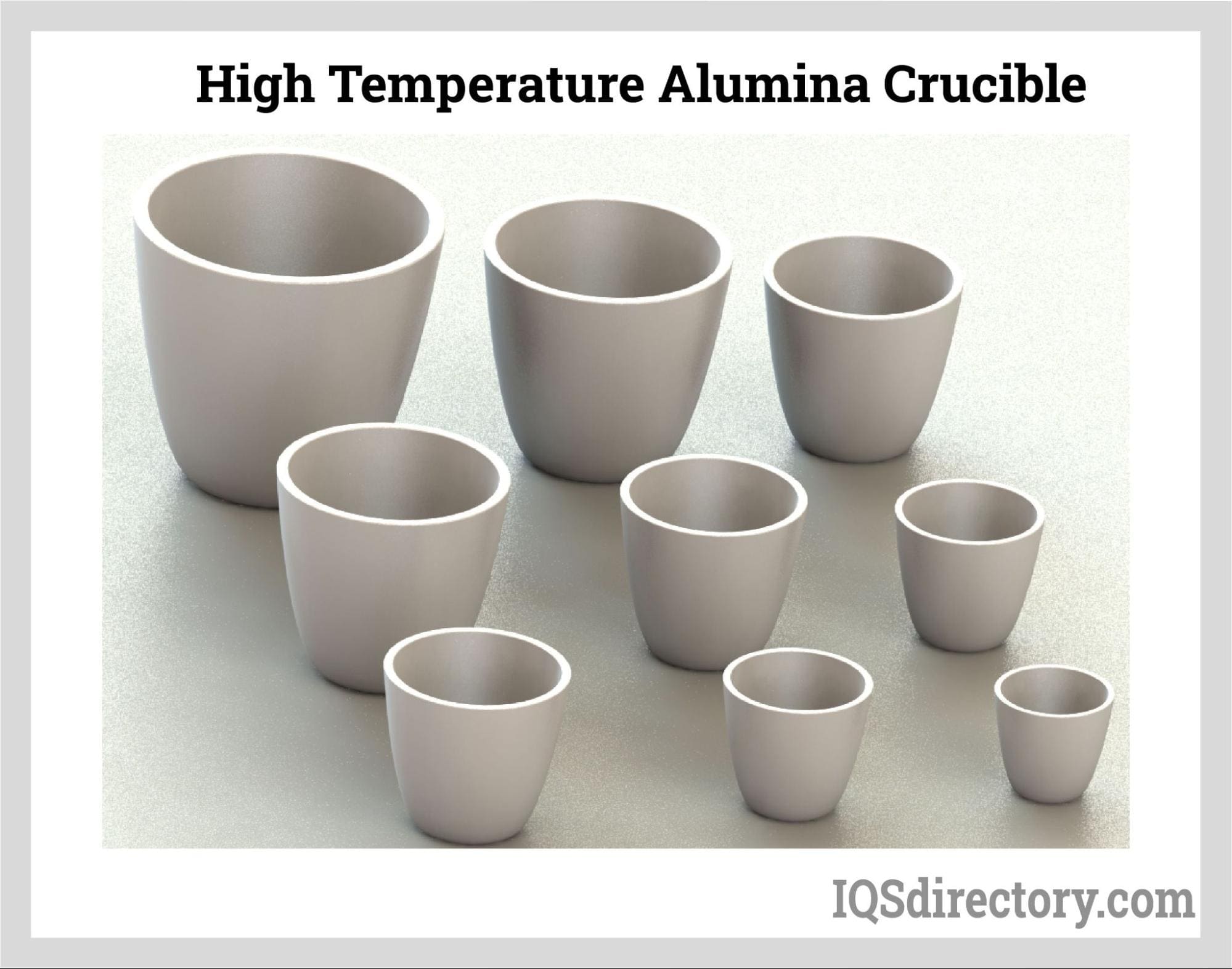 High Temperature Alumina Crucibles