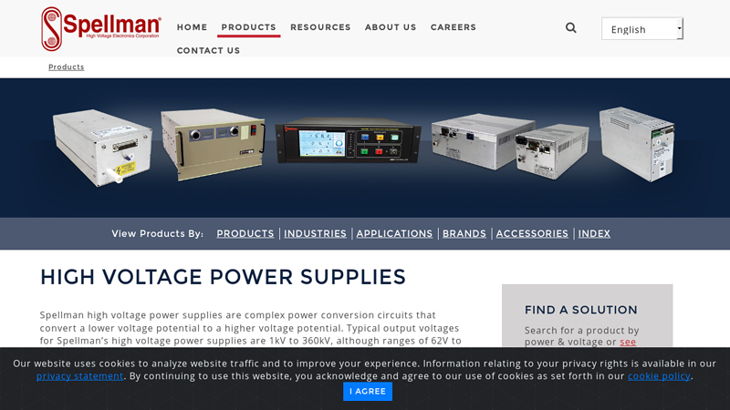 High Voltage Power Supply Products