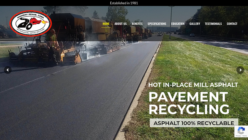 Highway Rehab. Corp., United States, Hot In place asphalt contractor