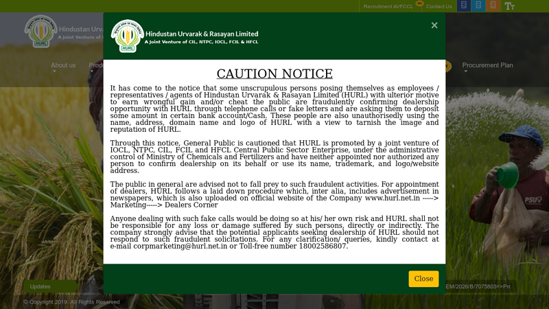 Hindustan Urvarak & Rasayan Limited