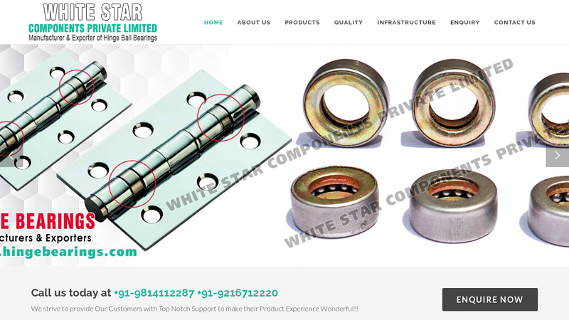 Hinge Ball Bearings manufacturers exporters in India, Punjab ...