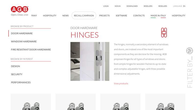 Hinges