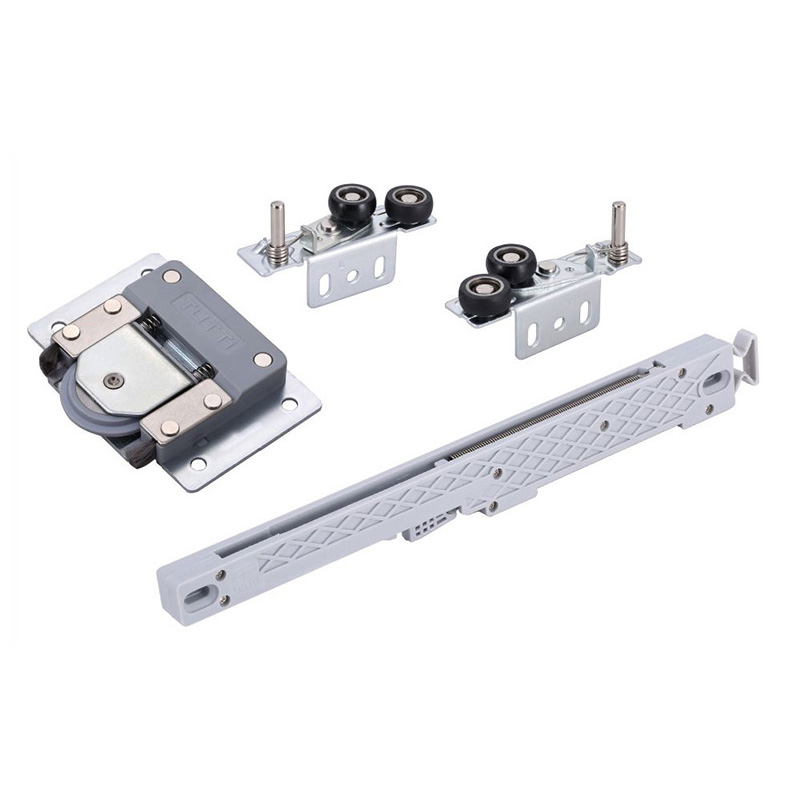 Hinges, runners and sliding systems for furniture