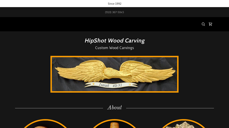 HipShot Wood Carving