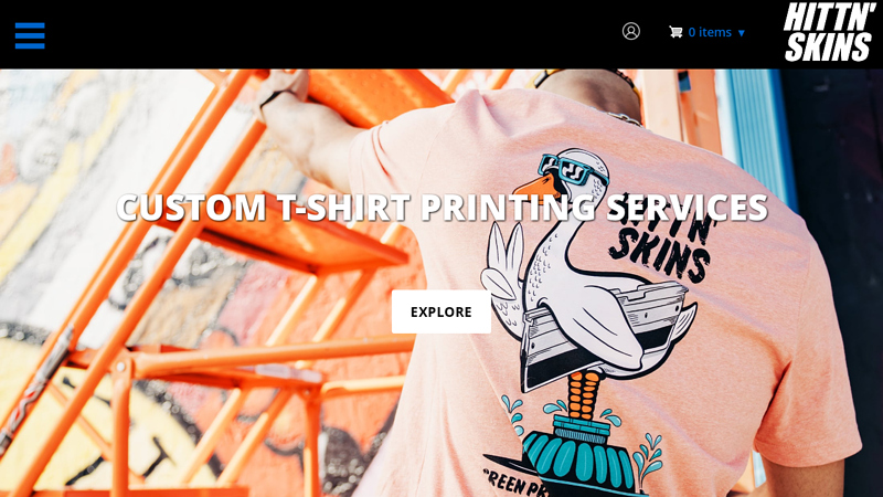 Hittn' Skins custom t-shirts