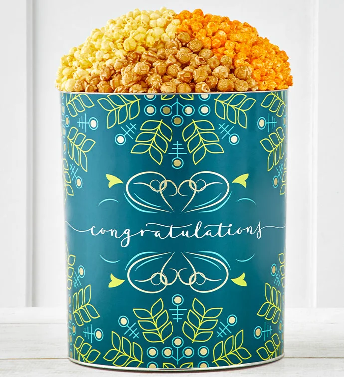 Holiday Popcorn Tins, Buckets & Gifts