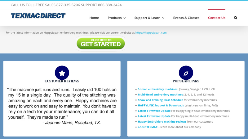 Homepage for TEXMAC