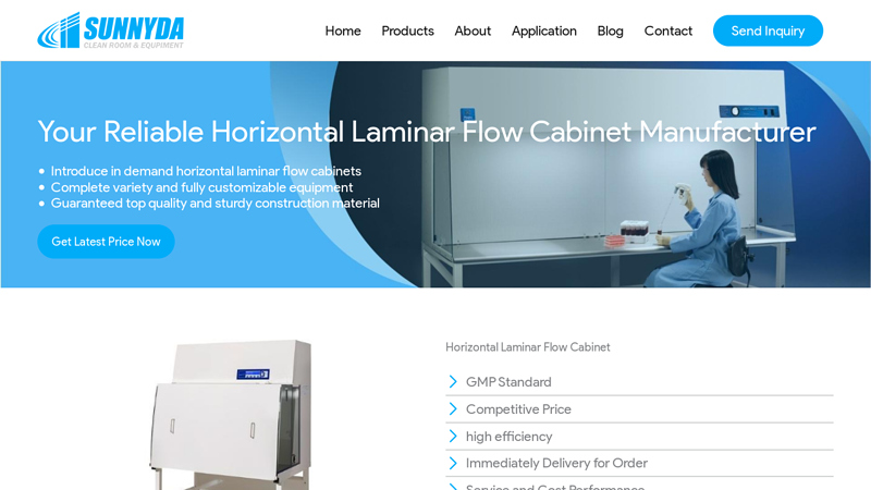 Horizontal Laminar Flow Cabinet