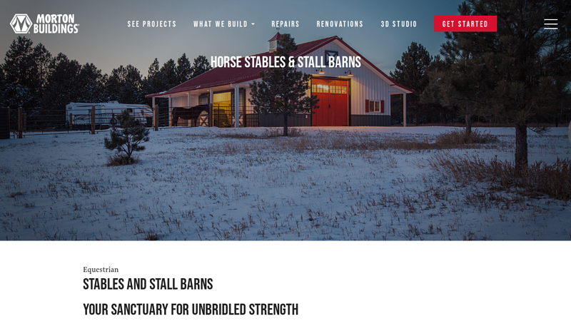 Horse Stables & Stall Barns