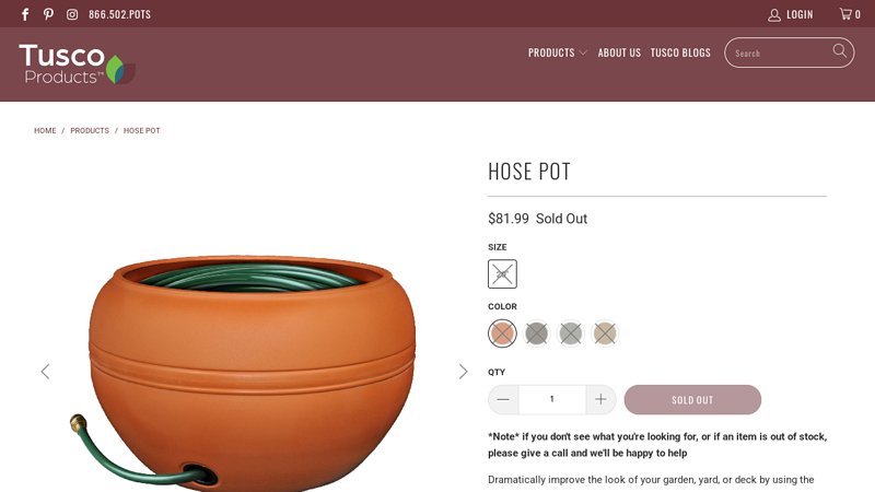 Hose Pot