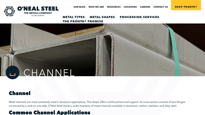 Hot Rolled & 304 Stainless Steel Channels