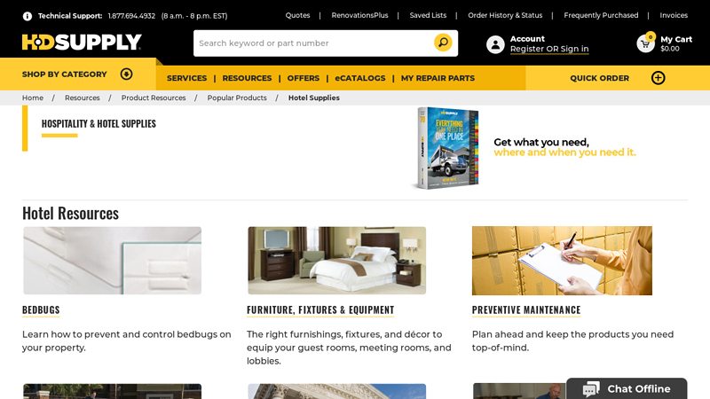 Hotel & Hospitality Supplies