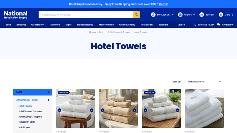 Hotel & Motel Towels