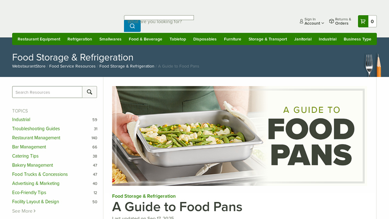 Hotel Pan Sizes & Dimensions (with Chart)