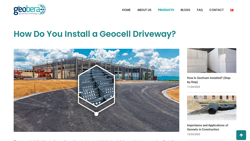 How Do You Install a Geocell Driveway?
