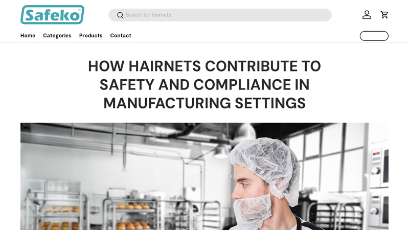 How Hairnets Contribute to Safety & Compliance in Manufacturing