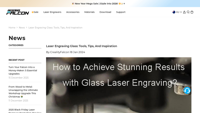 How to Achieve Stunning Results with Glass Laser Engraving