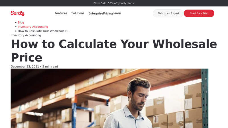How to Calculate Your Wholesale Price