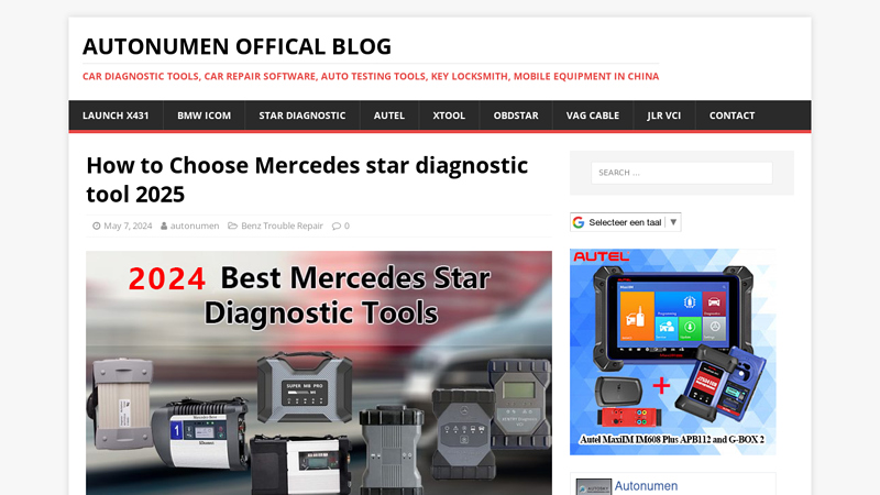 How to Choose Mercedes star diagnostic tool 2025